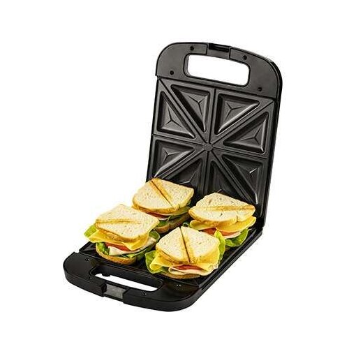 Adler toaster aparat za peko toplih sendvičev AD3055 - črne barve Cene