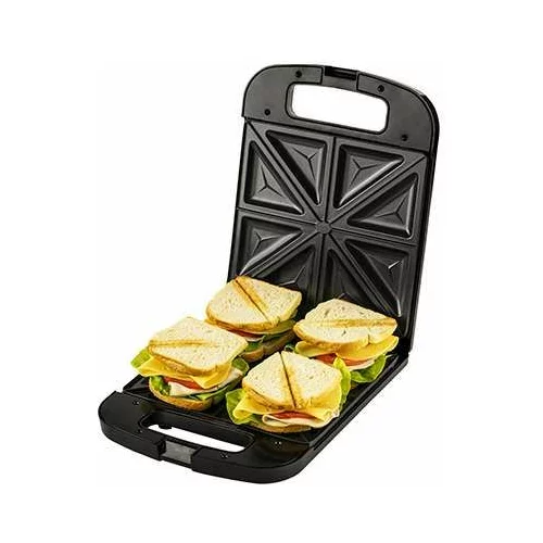 Adler toaster aparat za peko toplih sendvičev AD3055 - črne barve