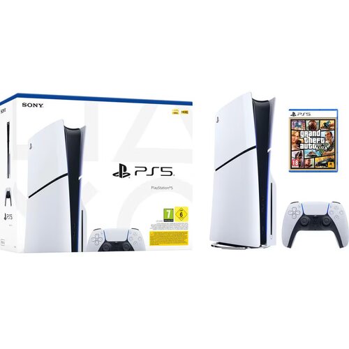 Playstation 5 SLIM D CH + GTA V PS5 Slike