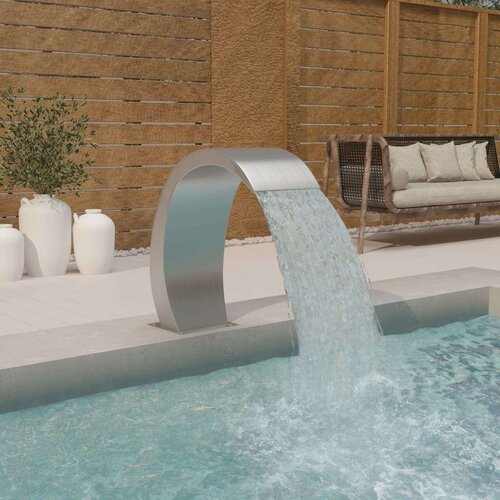 vidaXL Fontana za bazen 22 x 60 x 70 cm od nehrđajućeg čelika 304 Cijene