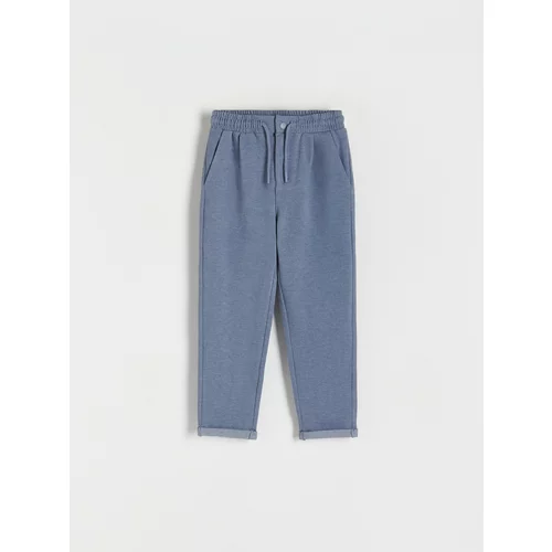 Reserved - Chino hlače od žerseja - steel blue