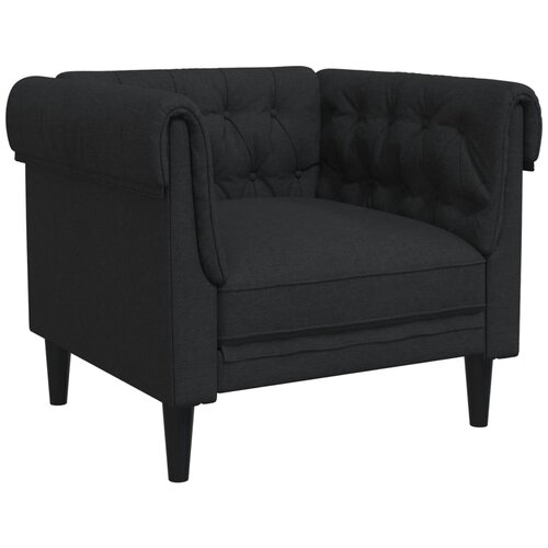  3-dijelni set sofa crni od tkanine Slike