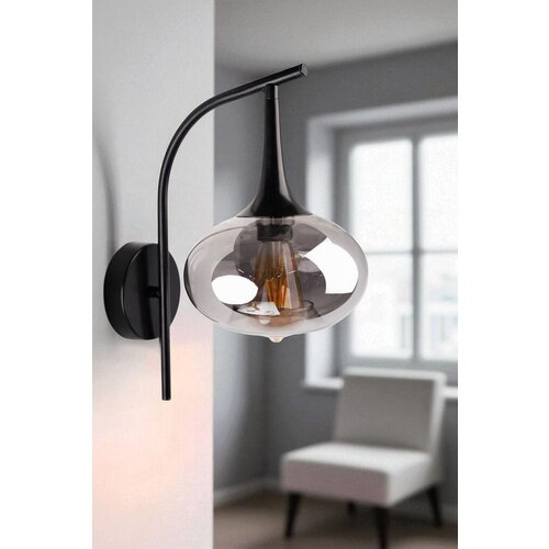 Opviq zidna lampa 9049-1A, crna Cene