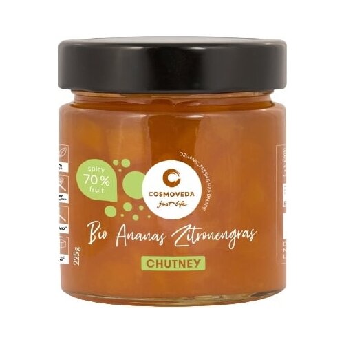 Cosmoveda Bio Chutney ananas limonska trava - 225 g Slike