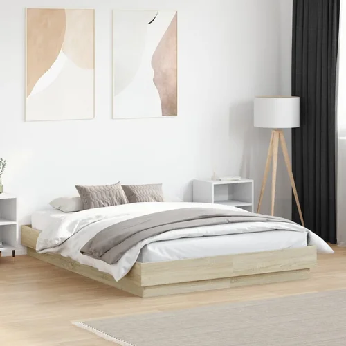 Furnova Posteljni okvir sonoma hrast 120x190 cm inženirski les, (21936735) Furnova Posteljni okvir sonoma hrast 120x190 cm inženirski les, (21936735)