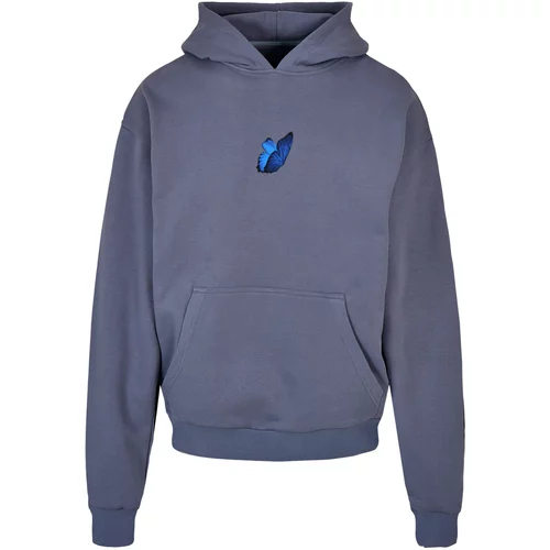 MT Upscale Sweater majica 'Le Papillon' plava / golublje plava / siva / bijela