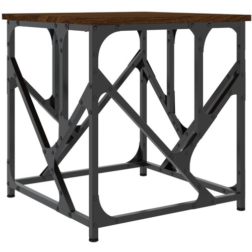  Stolić za kavu boja hrasta 45x45x47,5 cm konstruirano drvo Slike
