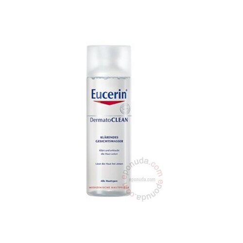 Eucerin DermatoCLEAN tonik za čišćenje lica za sve tipove kože 200ml Slike