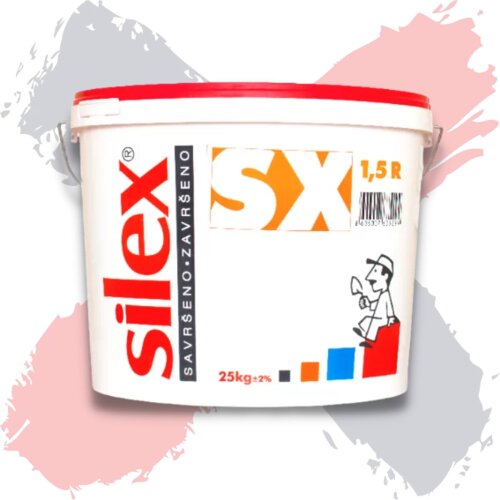 Silex sx 1.5 k-akrilna fasada, zaglađena Slike