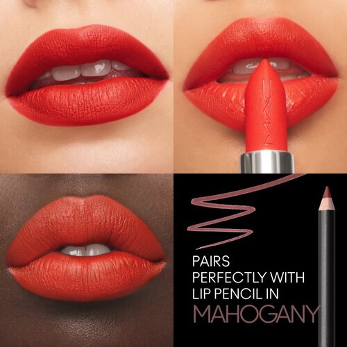MAC Cosmetics M&amp;middot;A&amp;middot;Cximal Silky Matte Lipstick matirajući ruž za usne nijansa Lady Danger 3,5 g Slike