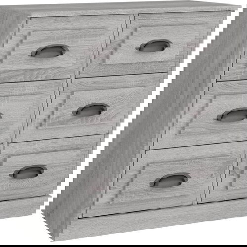 Maison Chic Komoda - Predalnik siva sonoma 70x35,5x67,5 cm inženirski les, (21717227) Slike
