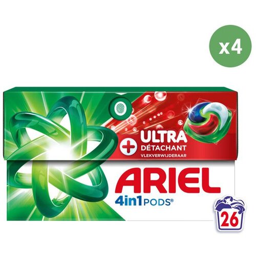 Ariel Pralni pra&scaron;ek + + 4in1 pods + Ultra odstranjevanje madežev, (5000525234) Cene