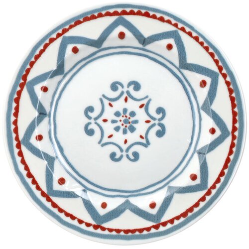 Tognana set dezertnih tanjira brooklin, 21 cm, 6 komada, plavo-beli Cene