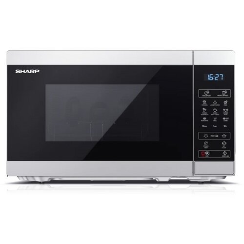 Sharp Mikrovalovna pečica z žarom MG02E-S (20 L, 800-1000W, prostostoječa, srebrna) Cene