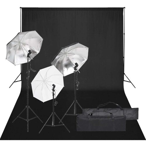  Oprema za fotografski studio sa setom svjetala i pozadinom Cijene