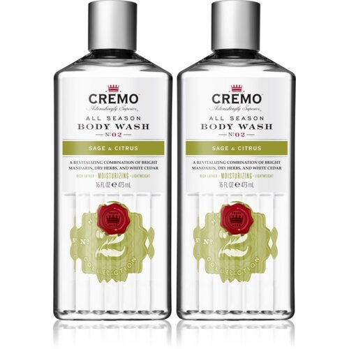 Cremo Sage &amp;amp; Citrus Body Wash set Slike