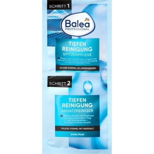 Balea Professional Fluid za negu krajeva kose i šampon za dubinsko pranje kose, 2x8ml 16 ml Cene