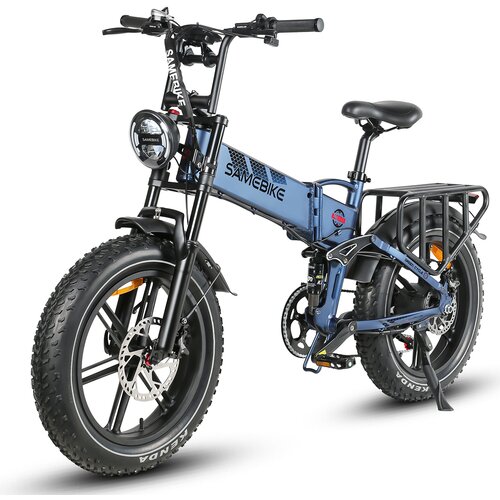 Samebike RS-A02 zložljivo terensko e-kolo, 48V 17Ah, polno vzmeteno, modro, (21960343) Cene