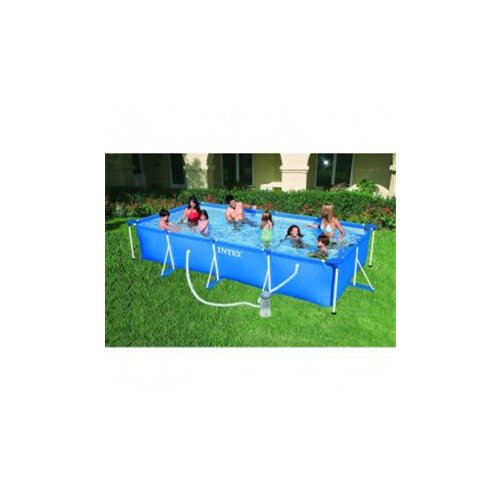 Intex bazen za dvori&amp;scaron;te sa pumpom rectangular frame 450x220x84cm 066999 Slike