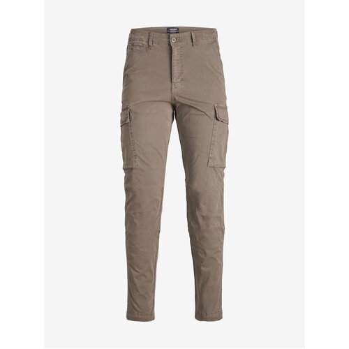 Jack & Jones Brown Boys' Pants with Stace Tucker Pockets - Boys Cene