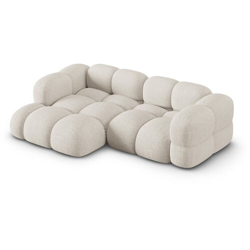 Cosmopolitan Design Bež kotna sedežna garnitura (levi kot/z ležalnikom) Loretto &amp;ndash; Slike