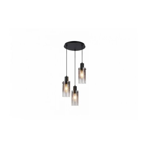 Rabalux Visilica Fumea E27 3x MAX 60W crna (72038) Cene