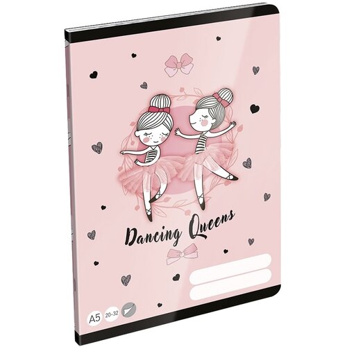 ICO ICO: LizzySuli Lovely Ballerina Tiny Dancer zvezek brez črt A5 20-32 Slike