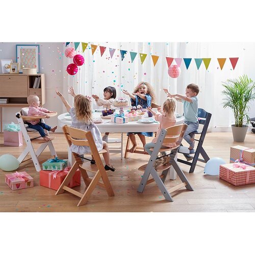 Kinderkraft hranilica ENOCK, wooden Slike