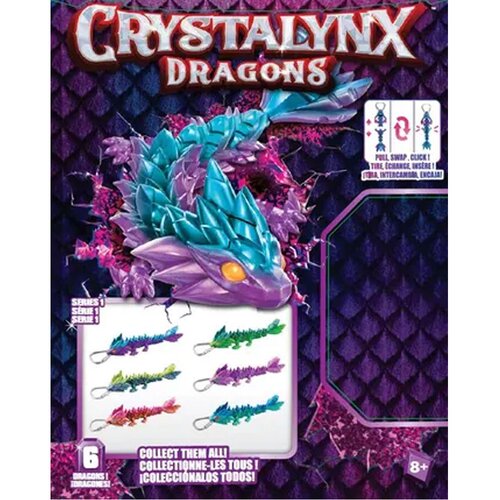 Spin Master CrystaLynx: Zbirateljski obesek za ključe z zmaji - Slike
