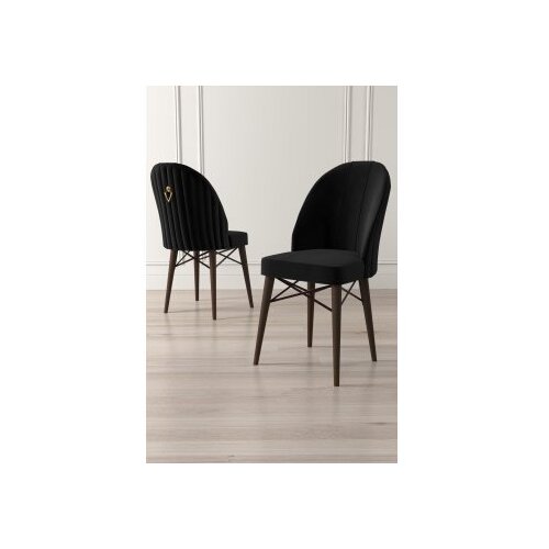Hanah home Ritim set stolica, 44x96x42 cm, 4 dijela, Smeđe-crna Cene