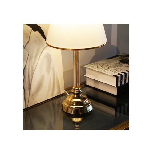 Opviq AYD 2979 Stona lampa, zlatno-bijela Slike