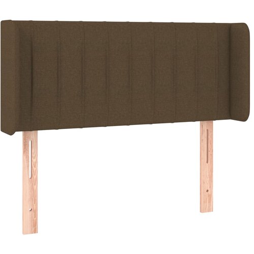 Maison Chic vzglavna omarica - nočna omarica - posteljna omarica z ušesi temno rjavo 103x16x78/88 cm blago, (21709023) Cene