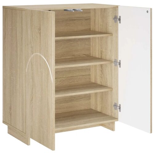  Ormarić za cipele 73 x 38 x 87 5 cm Konstruirano drvo - Hrast sonoma Slike