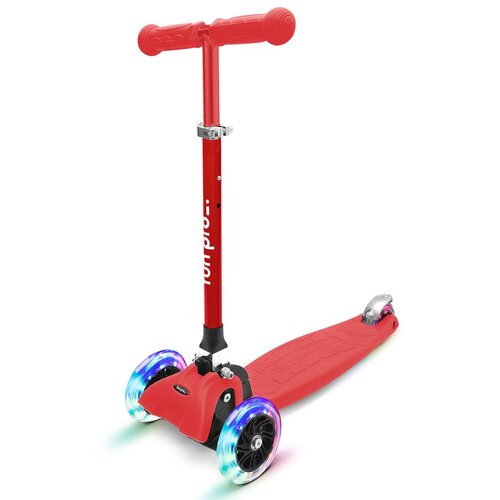 Fun Pro ONE Deluxe otro&amp;scaron;ki skiro 3-6 let LED kolesa zložljiv do 50 kg nastavljiva vi&amp;scaron;ina Slike