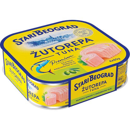 Stari Beograd Žutorepa tuna u maslinovom ulju 4x80g Cene