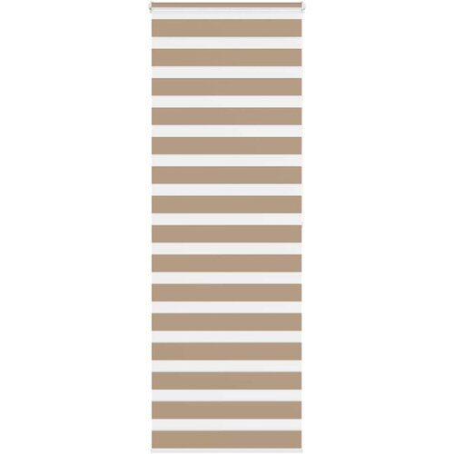 vidaXL Zebra zavesa peščeno rjava 90x200 cm širina blaga 85,9 cm poliester, (5000297895) Cene
