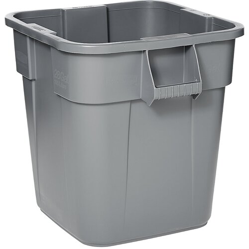 Rubbermaid Univerzalni vsebnik BRUTE®, kvadraten, prostornina 106 l, siv Cene