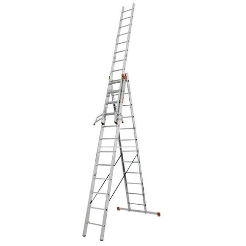 Krause Monto Višenamjenske ljestve na izvlačenje (Funkcija stepenica, Radna visina: 9,3 m, 3 x 12 prečki, Aluminij) Cijene