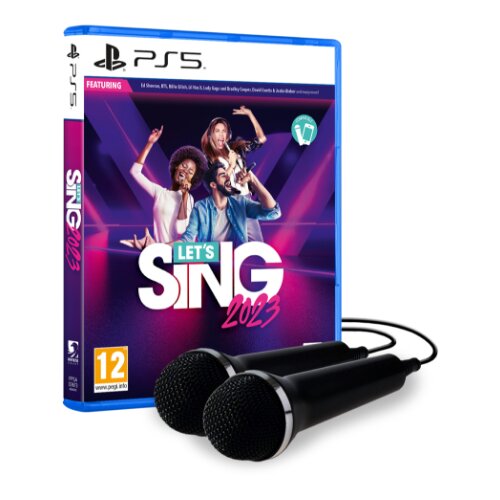 Lets Sing 2023 in dva mikrofona (PS5) Slike