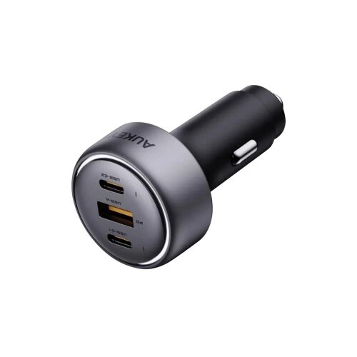 Aukey Pathfinder 66W USB punjač 66 W 2x USB-C&reg;, 1x USB-A Power Delivery, PPS osobno vozilo, teretno vozilo brzi punjač Cijene