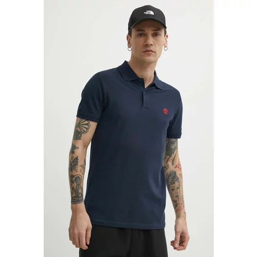 Timberland Polo majica za muškarce, boja: tamno plava, s aplikacijom, TB0A2DJE4331