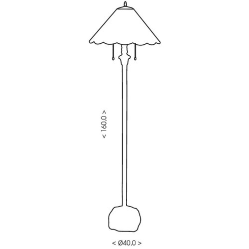  brilagi - tiffany vitražna podna lampa sienna 2xE27/60W/230V Slike