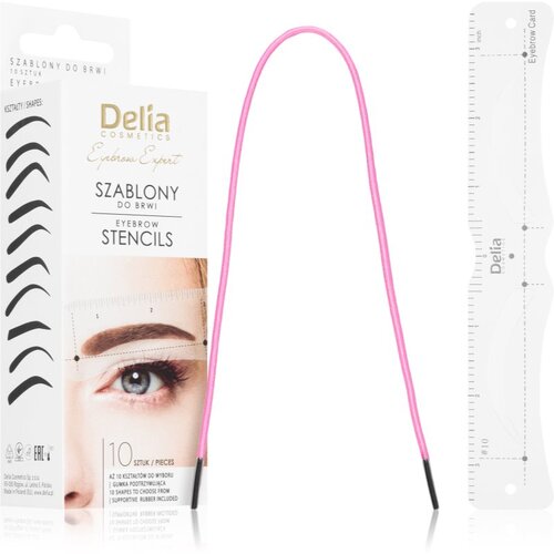 Delia Cosmetics Eyebrow Expert Eyebrow Stencils &amp;Scaron;ablone za obrve 1 kom Slike