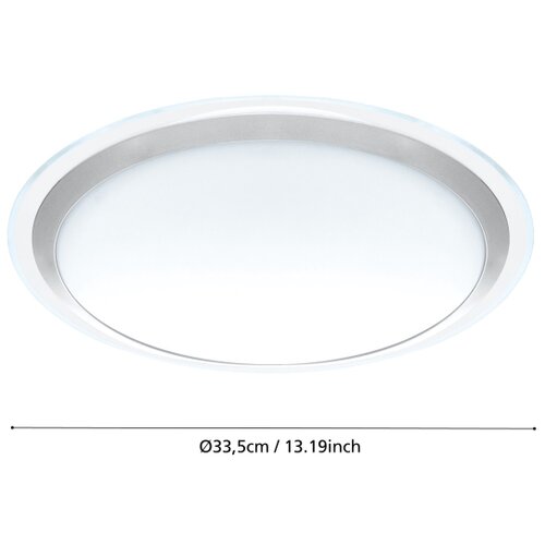 Eglo competa 1 plafonjera/1, led, 18w, 2000lm, prečnik 335, bela Cene