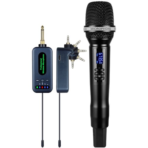 INF Brezžični UHF mikrofonski komplet Bluetooth 5.2 z nadzorom skladb, (5000554930) Cene