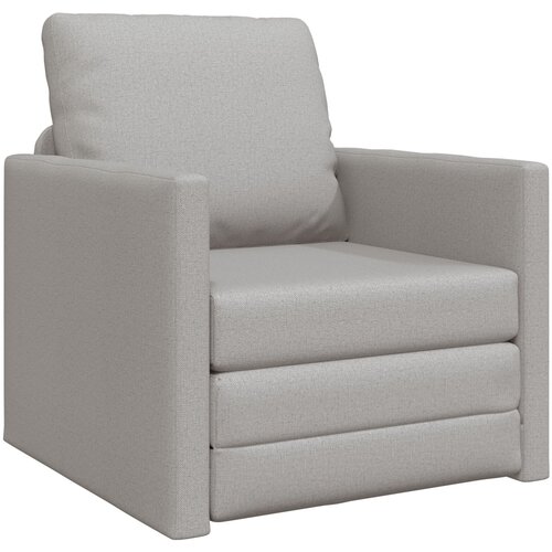 VidaXL Sofa na podu 2-u-1 Oblak Sivi 74x77x81 cm Tkanina Slike