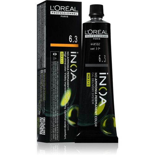 L´Oréal Paris Inoa permanentna barva za lase brez amoniaka odtenek 6.3 60 ml Cene