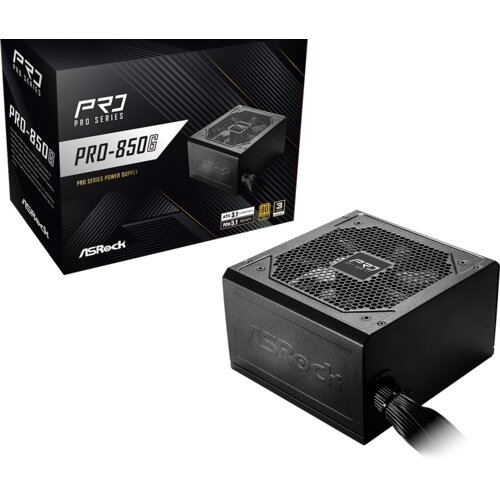 AsRock PSU 850W Gold, Pro80PLUS, 120mm fan, ATX 3.1PCIe 5.1 Cijene