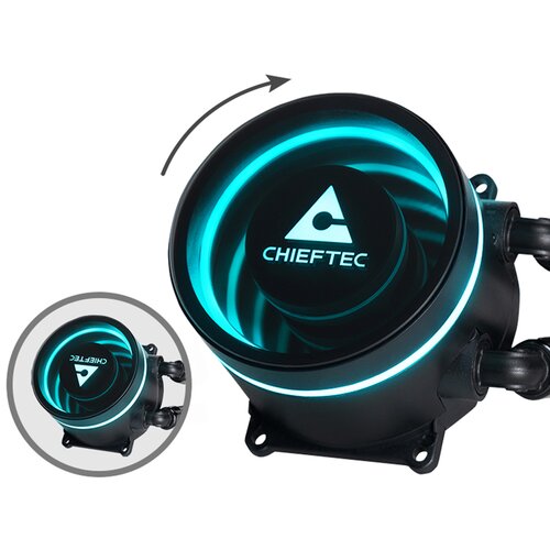 Chieftec Iceberg 360 DARK CLC-360-BLK vodeno hlađenje Slike
