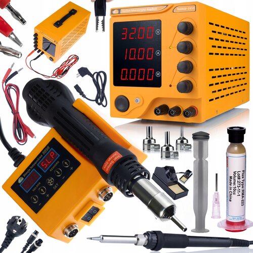 Rosfix SET LABORATORIJSKI NAPAJALNIK RARES-3210 + SPAJKALNA POSTAJA OH660 + FLUX RMA-223 | 32V 10A, 660W, 2V1, IGLA 1,025 MM, (5000036383) Cene